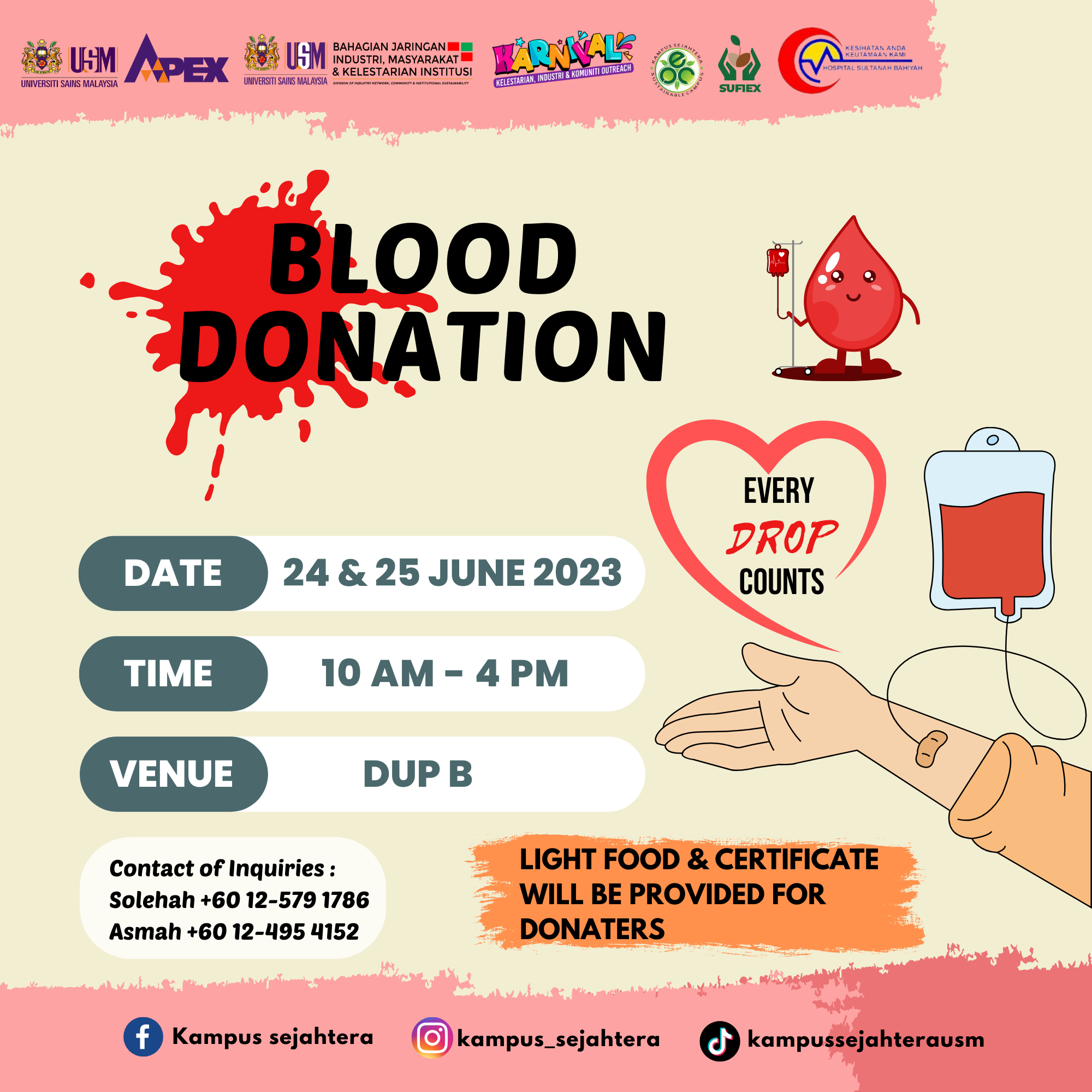 BLOOD DONATION COLLAORATION HSB