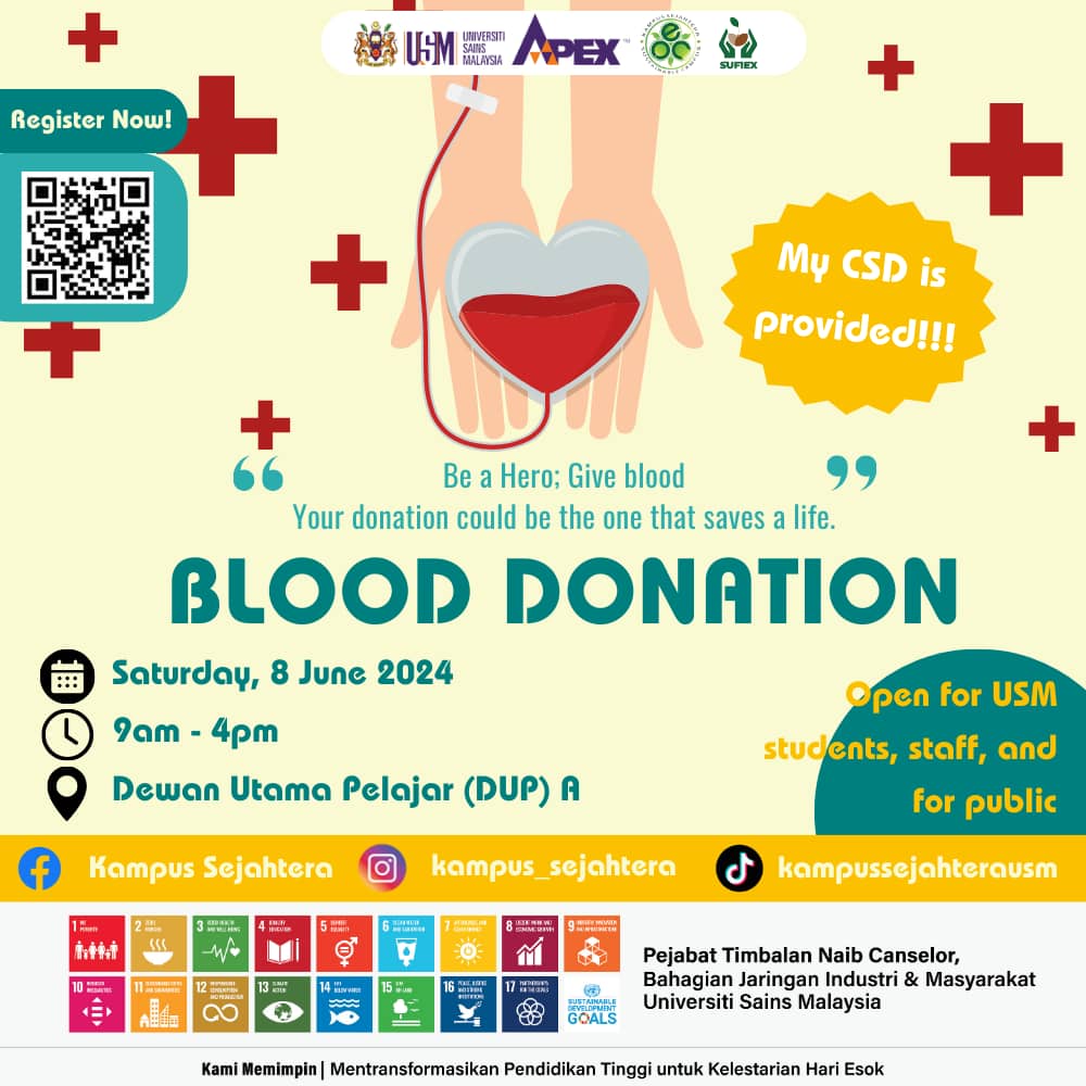 BLOOD DONATION AT DUP USM, 8 JUNE